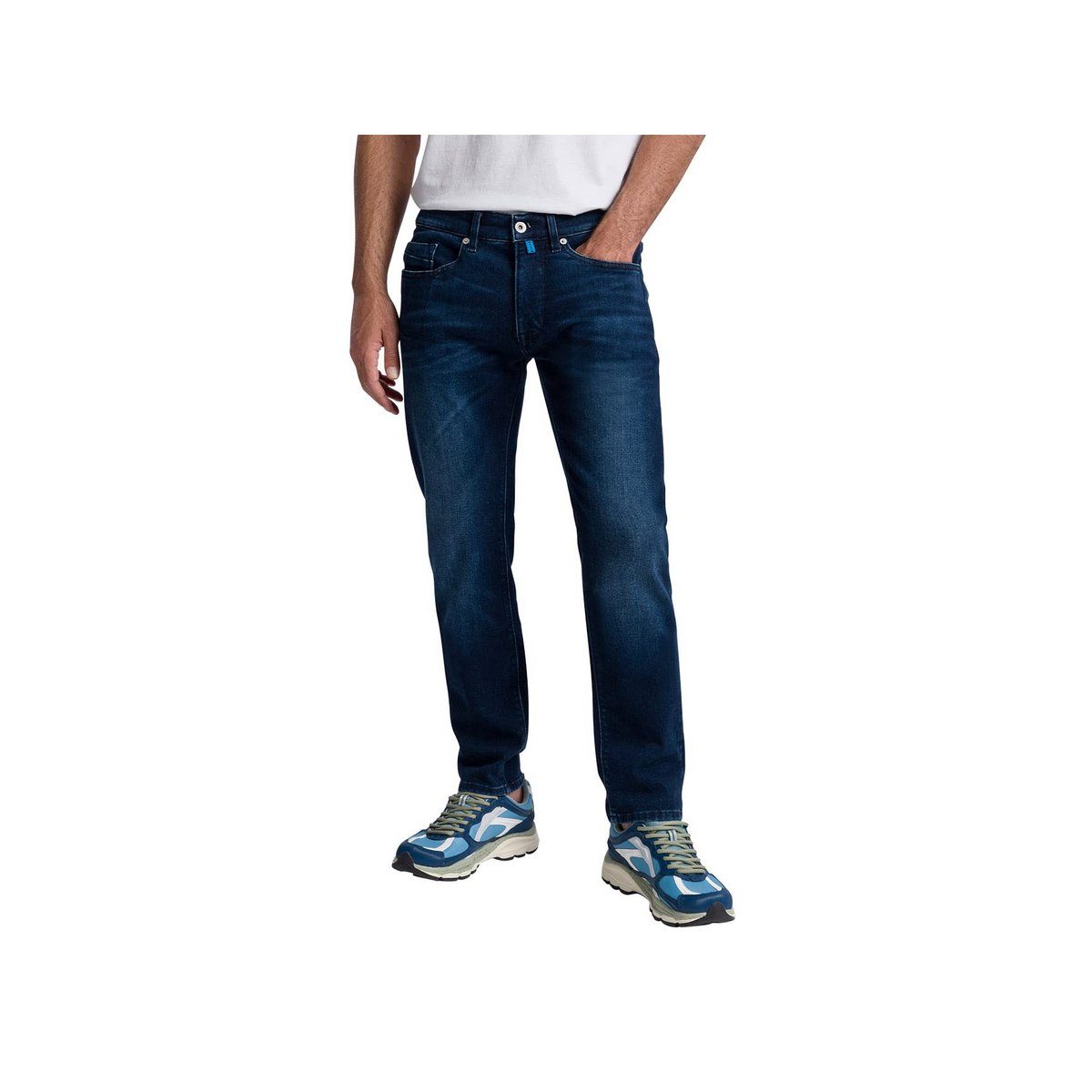 Pierre Cardin 5-Pocket-Jeans blau (1-tlg)