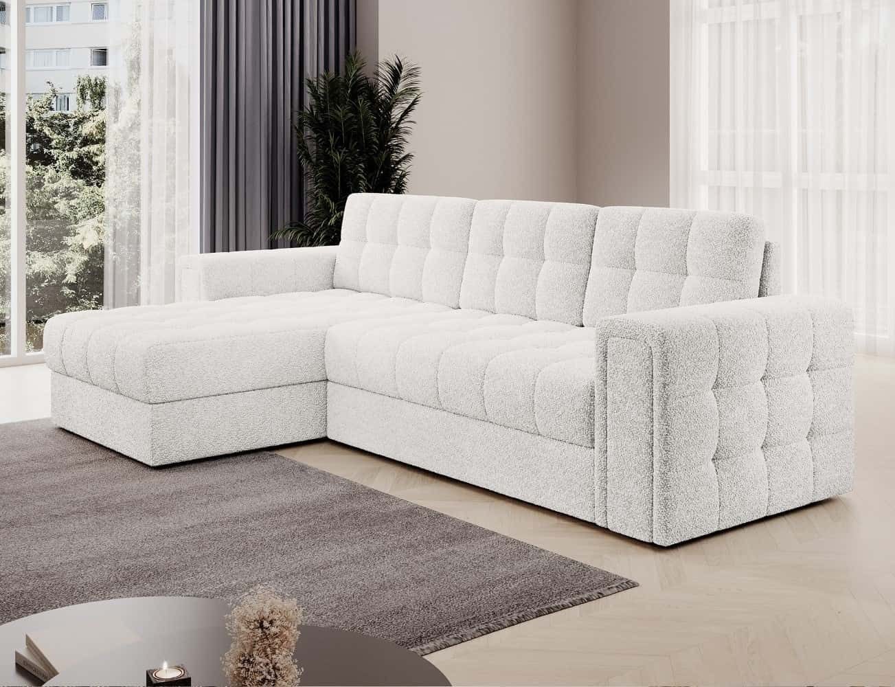 Eltap Ecksofa Blenvi, mit Schlaffunktion, Bettkasten
