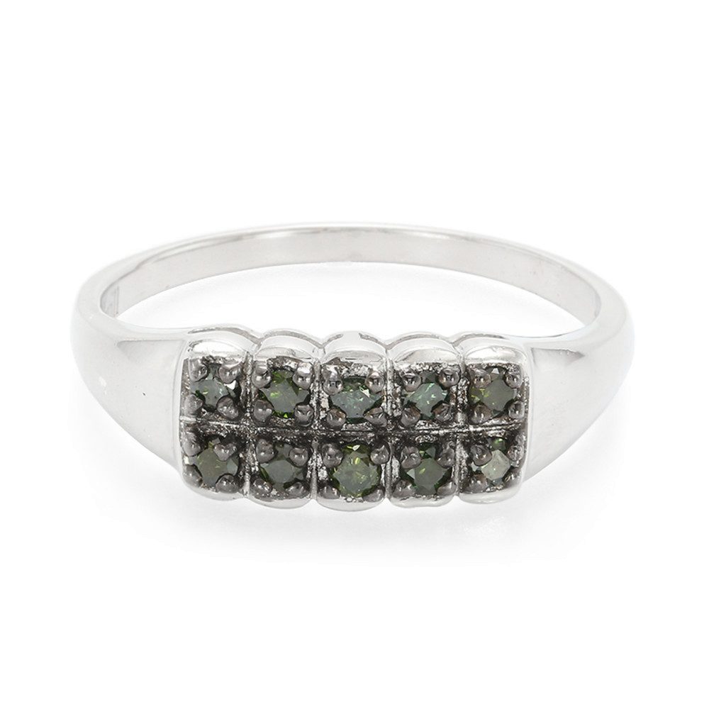 Cavill Diamantring Cavill Ring Sterlingsilber 10 Diamanten 0,27 ct Damen modern (1-tlg)