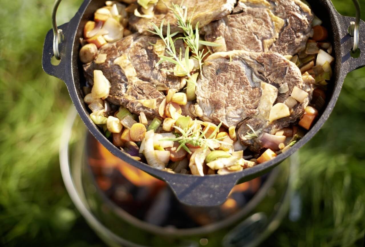 Petromax Schmortopf, Gusseisen, Dutch Oven aus Gusseisen ft12 mit Füßen - ft12