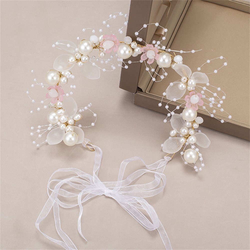 Damen Blume Haarschmuck, Elegantes Diadem Hochzeit Rouemi Haarband Party