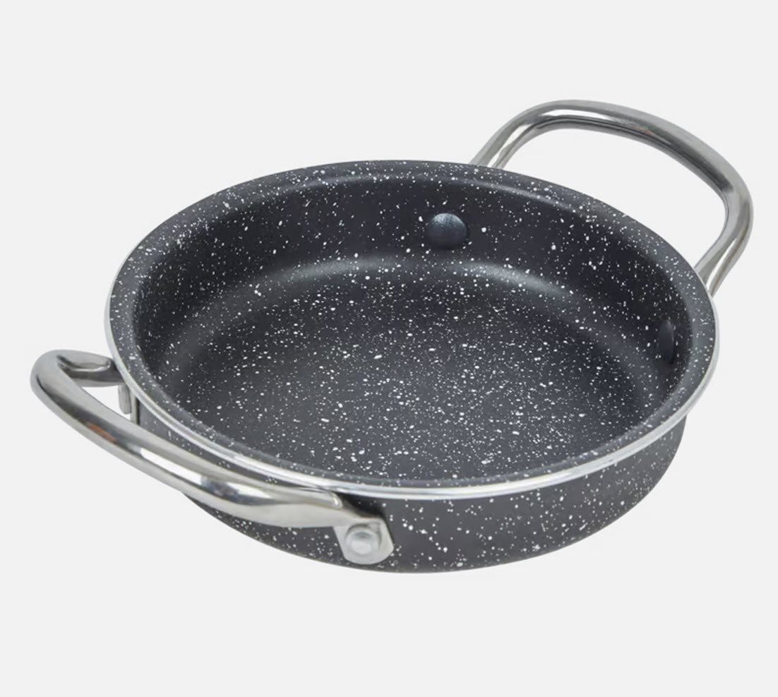 Spectrum Bratentopf Bratentopf marmorbeschichtet 16 cm Marble Stone Mini-Bräter