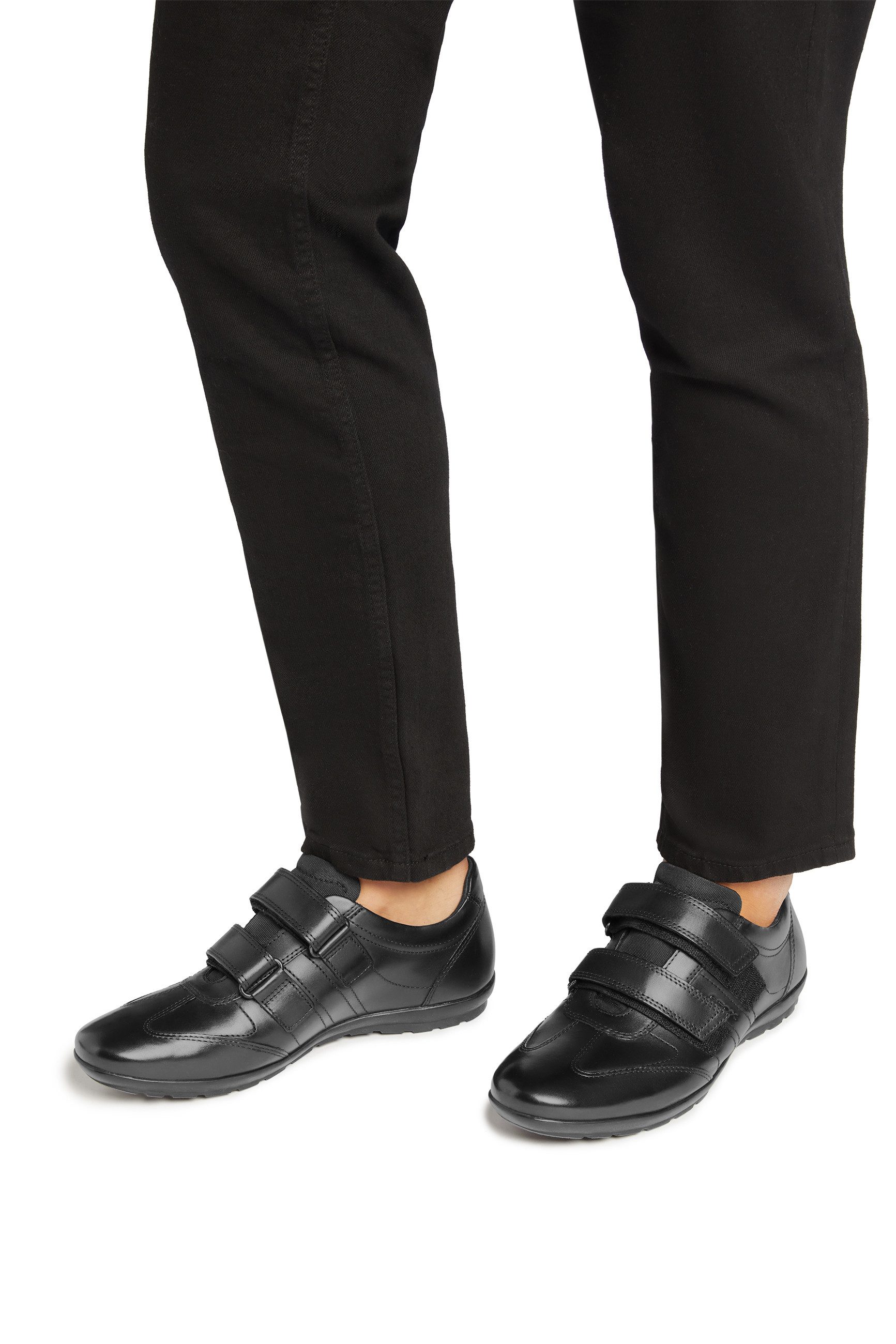 Geox UOMO SYMBOL Klettschuh Business Schuh, Sneaker in eleganter Form