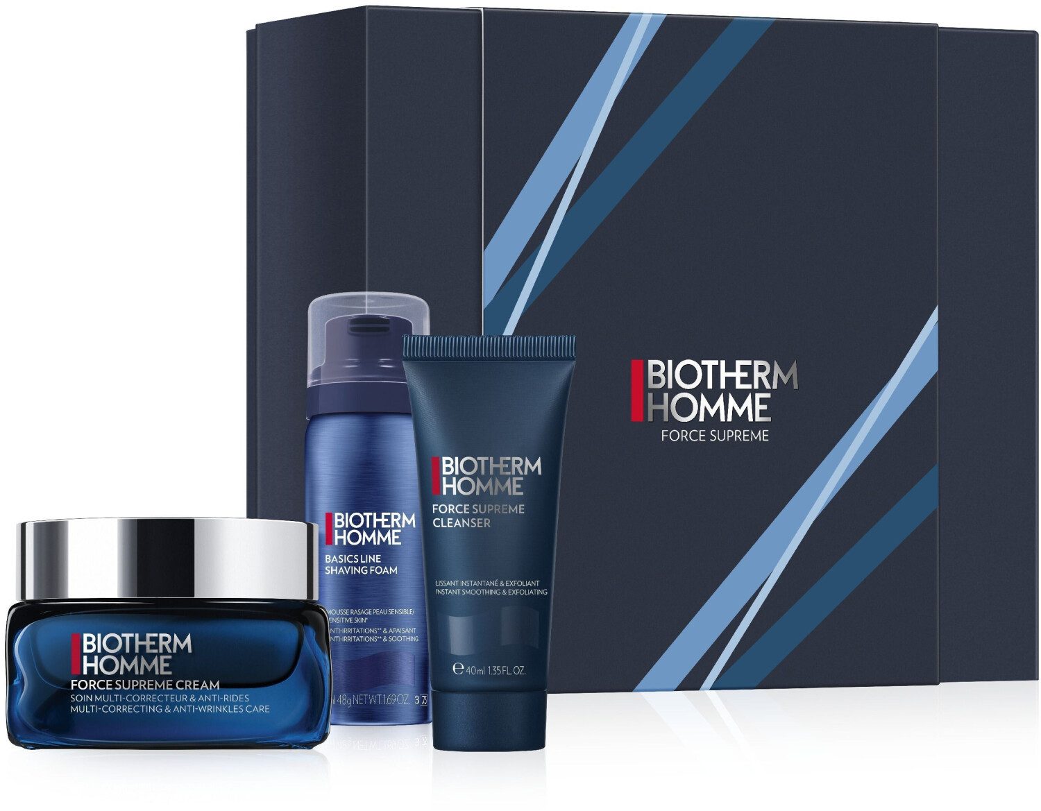 BIOTHERM Gesichtspflege-Set Biotherm Homme Force Supreme Set (3-tlg), 3-tlg.