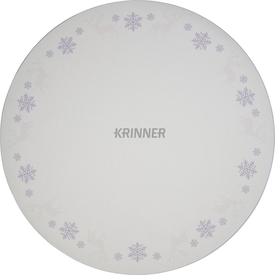 Krinner Weihnachtsbaumdecke Krinner Weihnachtsbaumunterlage Ø 60 cm weiß