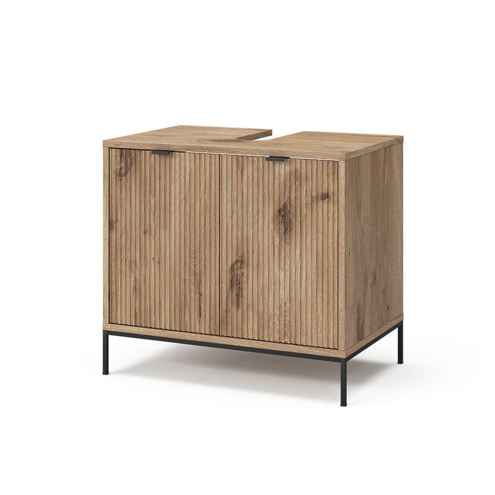 Vicco Waschbeckenunterschrank Eliza, Viking Oak, 70 günstig online kaufen