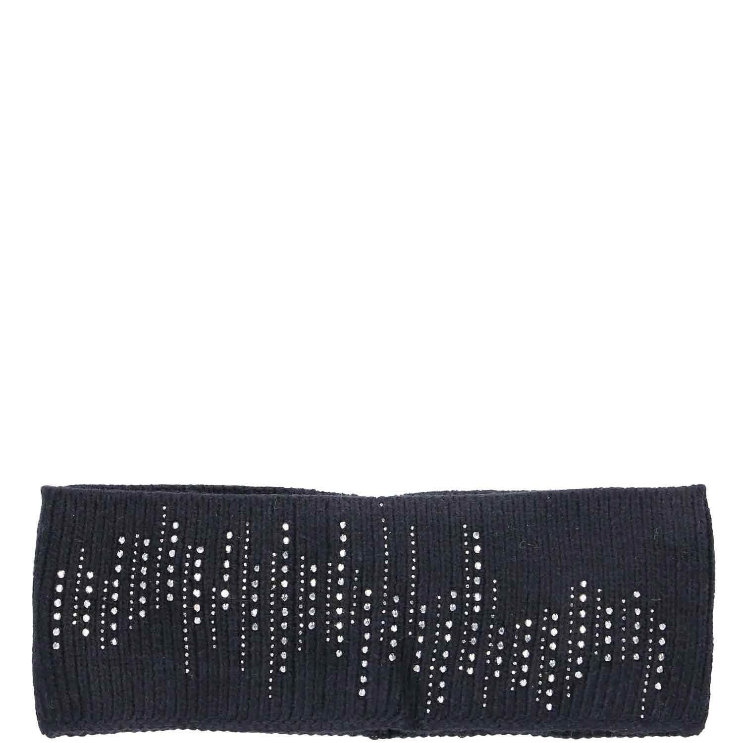 Antonio Strickmütze Antonio Strick Stirnband mit Pailletten schwarz (1-St) günstig online kaufen