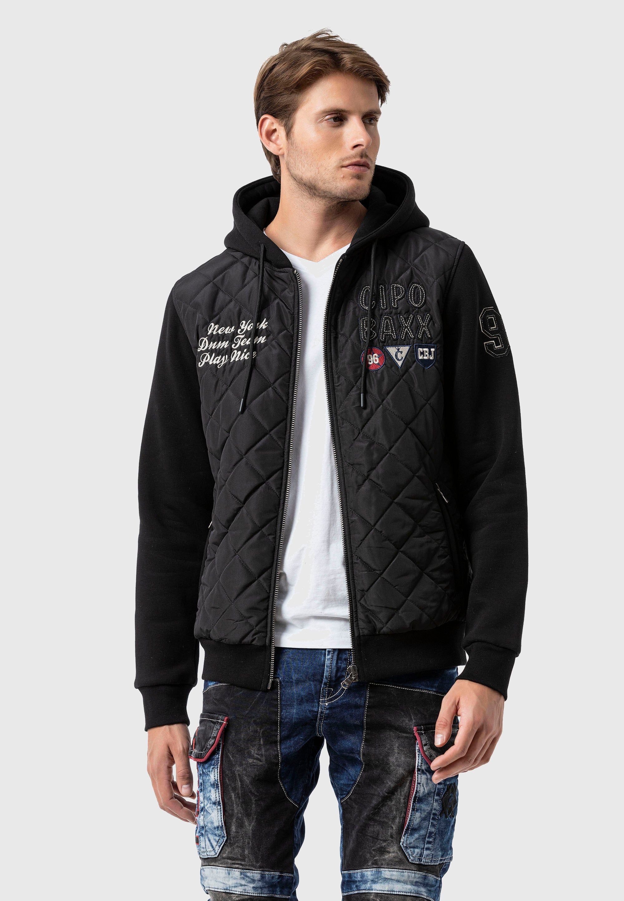 Cipo & Baxx Allwetterjacke Jacke mit Stickereien günstig online kaufen