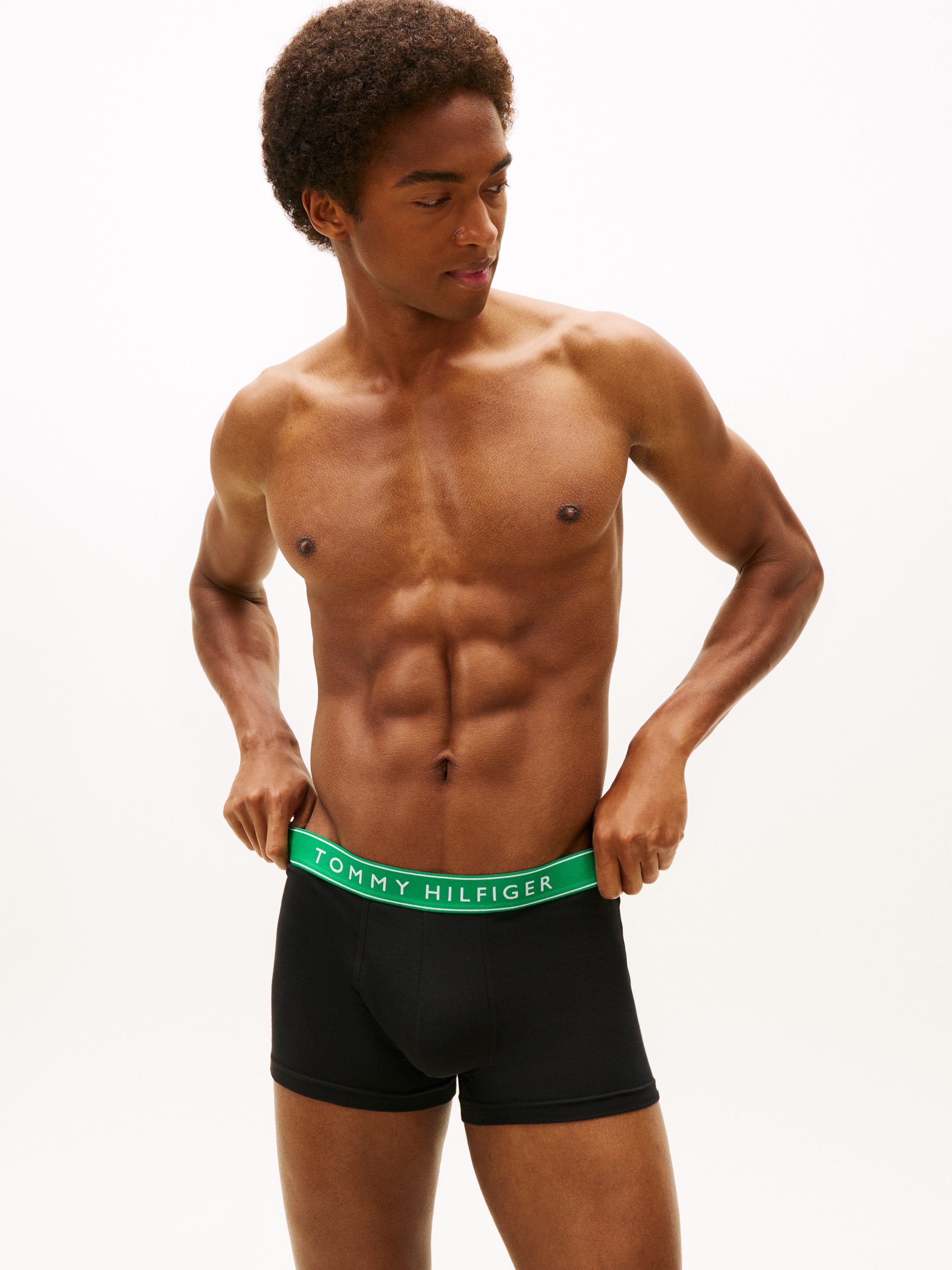 Tommy Hilfiger Underwear Trunk 3P TRUNK WB (Packung, 3-St., 3er) mit Logobund