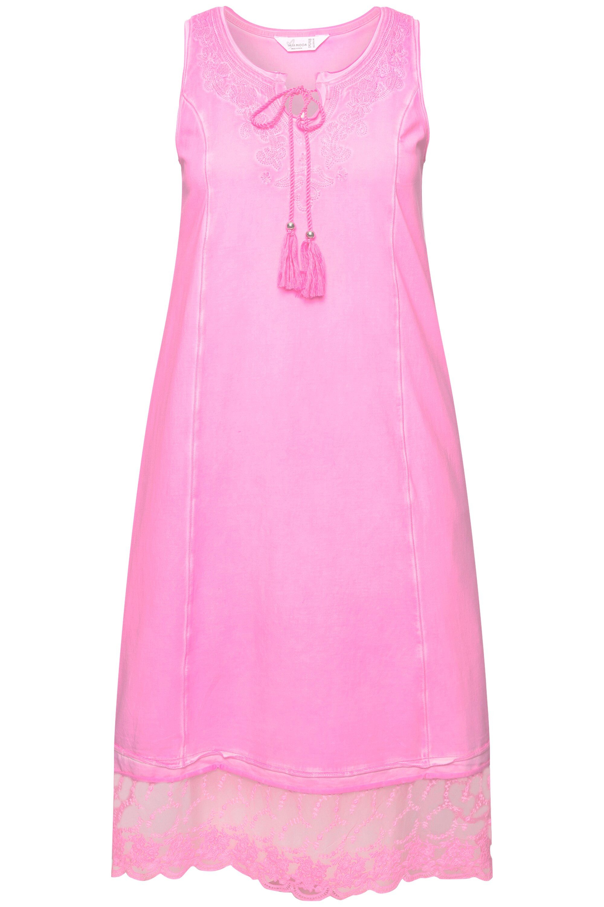MIAMODA Midikleid Jerseykleid A-Linie cold dyed günstig online kaufen