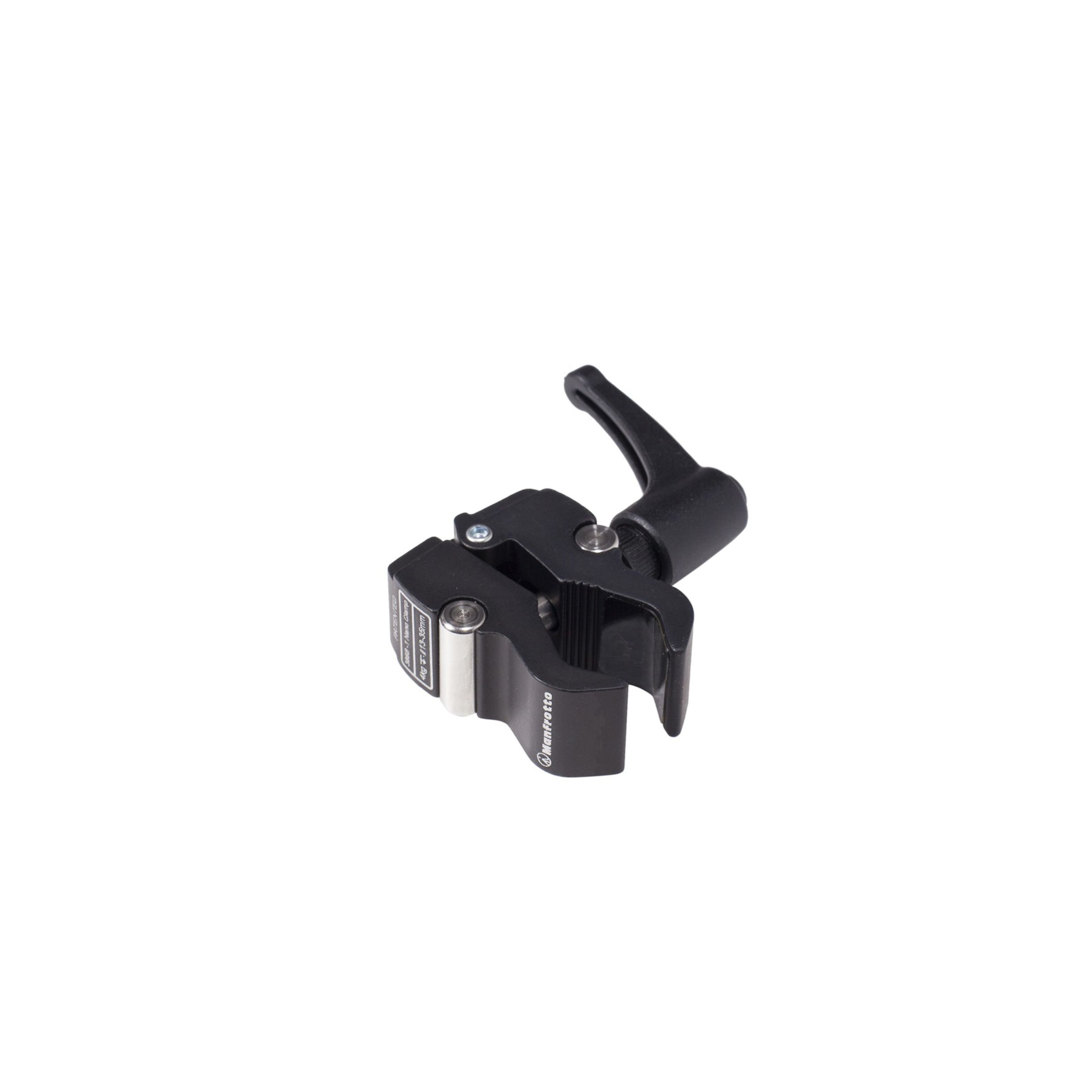 Manfrotto Halterung, (386-1B Nano Clamp, Zubehör für Licht und Bühne, Clamps, 386-1B Nano Clamp - Clamp)