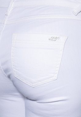 ATT Jeans Slim-fit-Jeans Leoni im femininen Design mit offenen Saumkanten
