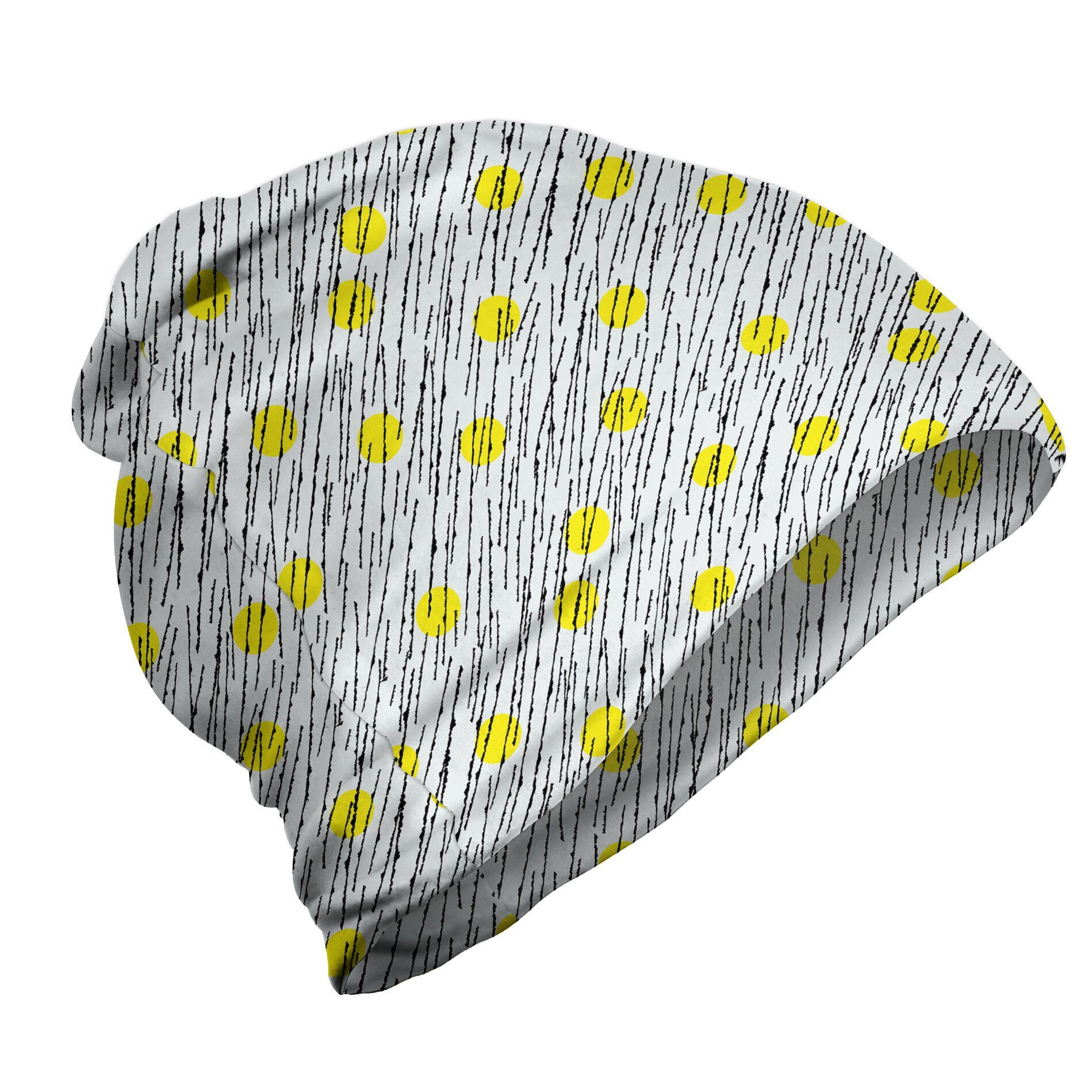 Yellow Abakuhaus Freien Wandern Tupfen Abstrakt im Sketchy Beanie