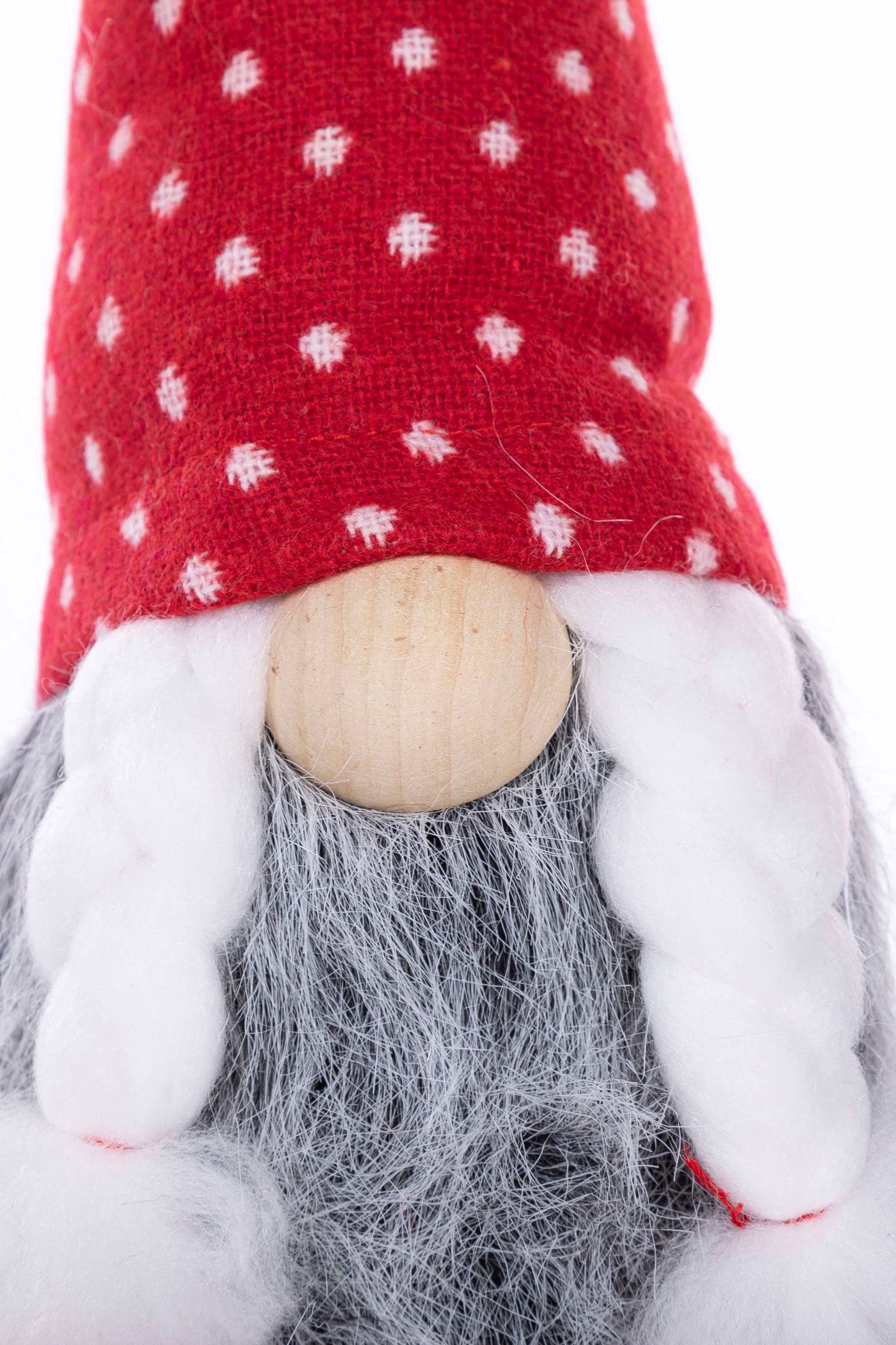 OTTO home Wichtel Weihnachtswichtel Mann & Frau (Set, 2 St., 1x Mann, 1x Frau), Dekofigur, Weihnachtsdeko, Höhe ca. 30 cm – Bild 2 von 5