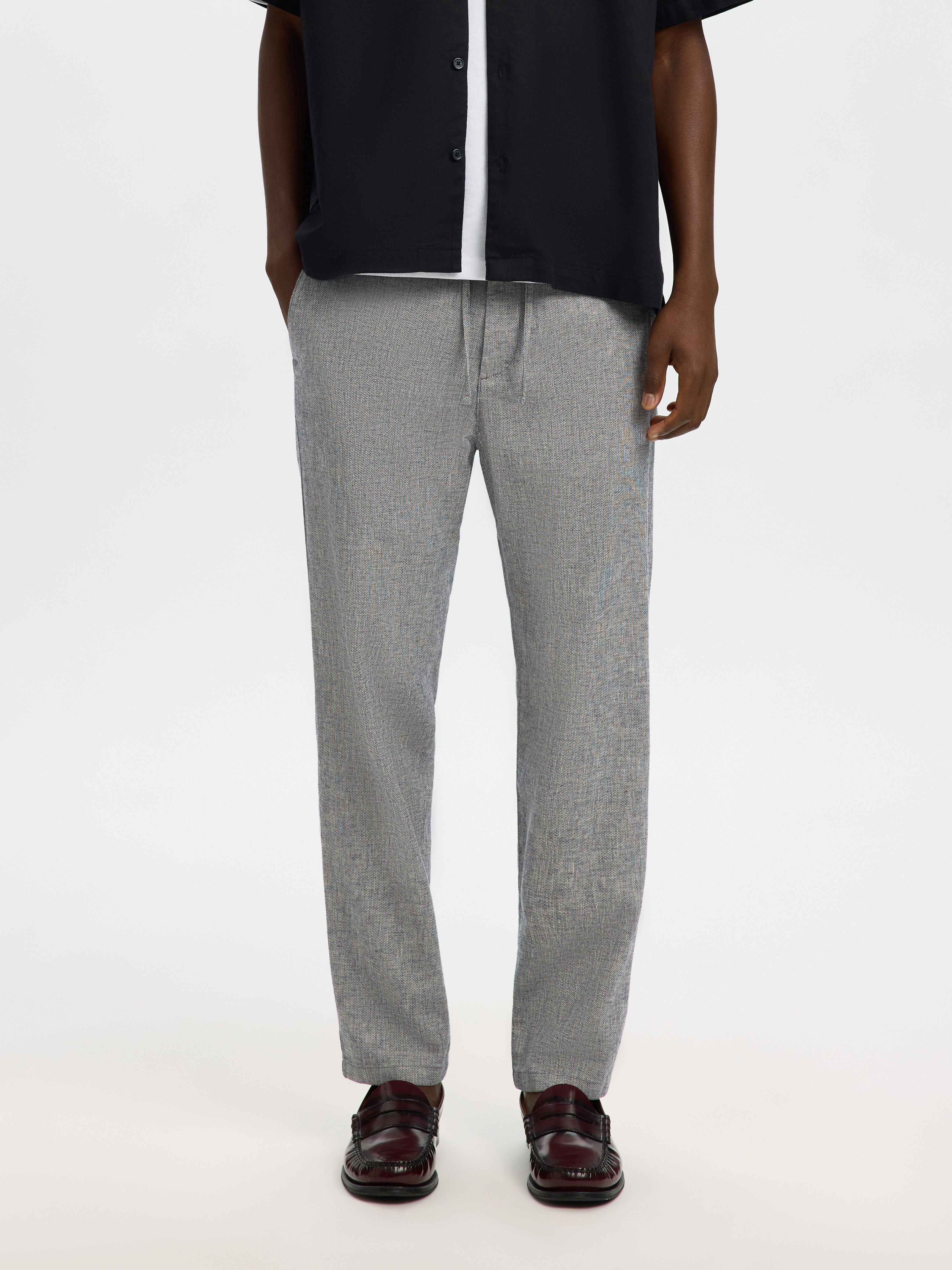 Selected Chinohose SLH172-SLIMTAPE BRODY LINEN PANT NOOS mit Leinen