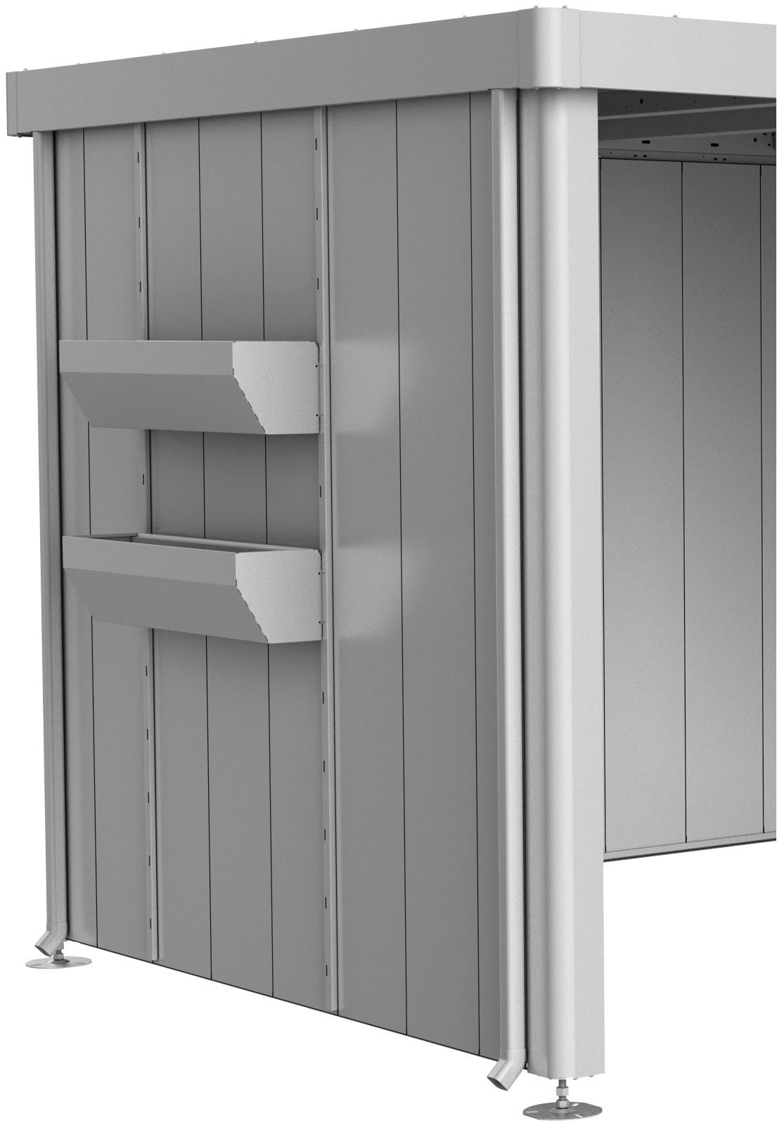 Biohort Blumenkasten FLORABOARD NEO Seitendach, verschiedene Farben, 197x84x4 cm