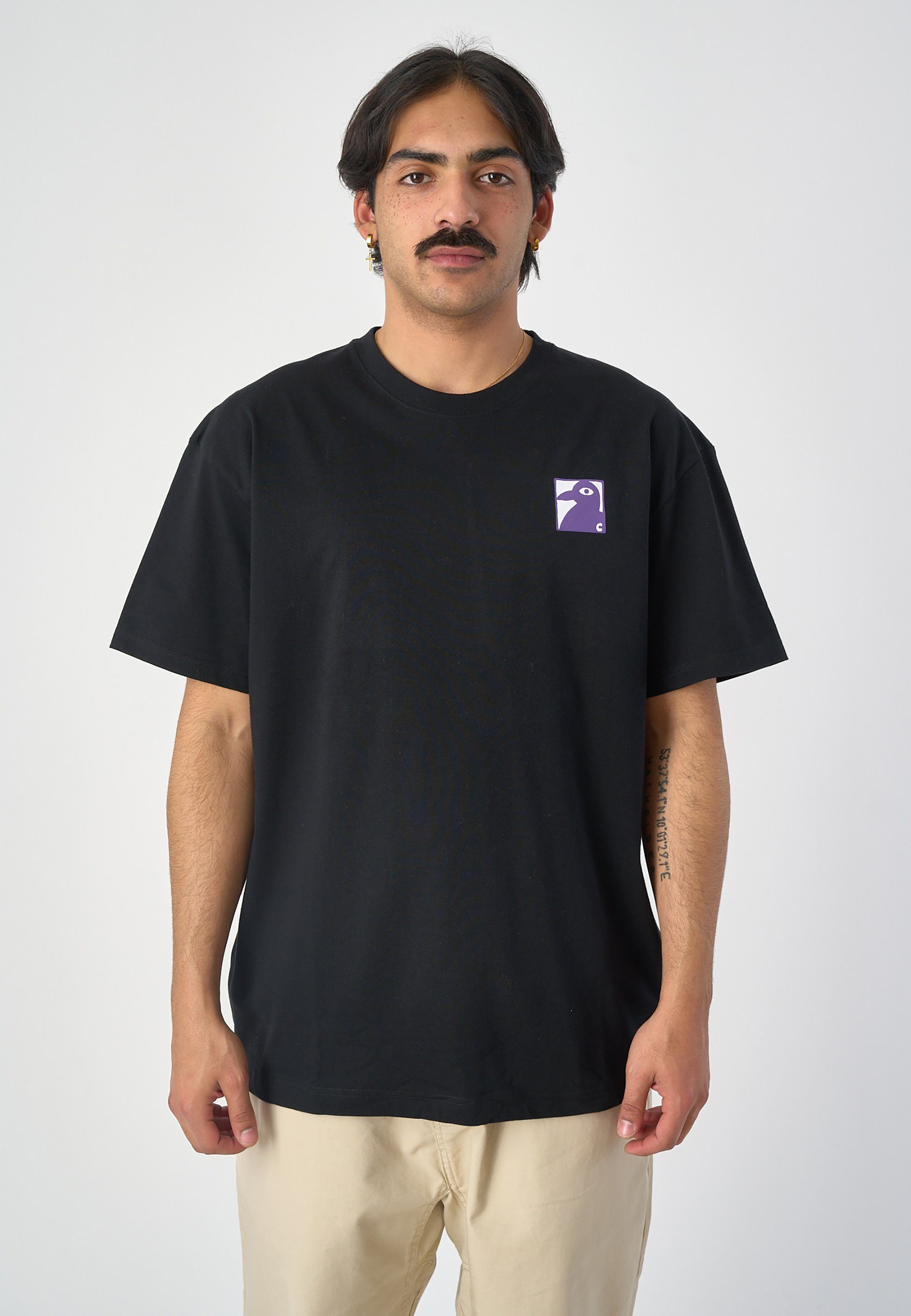T-Shirt mit Mugshot lockerem Schnitt Cleptomanicx