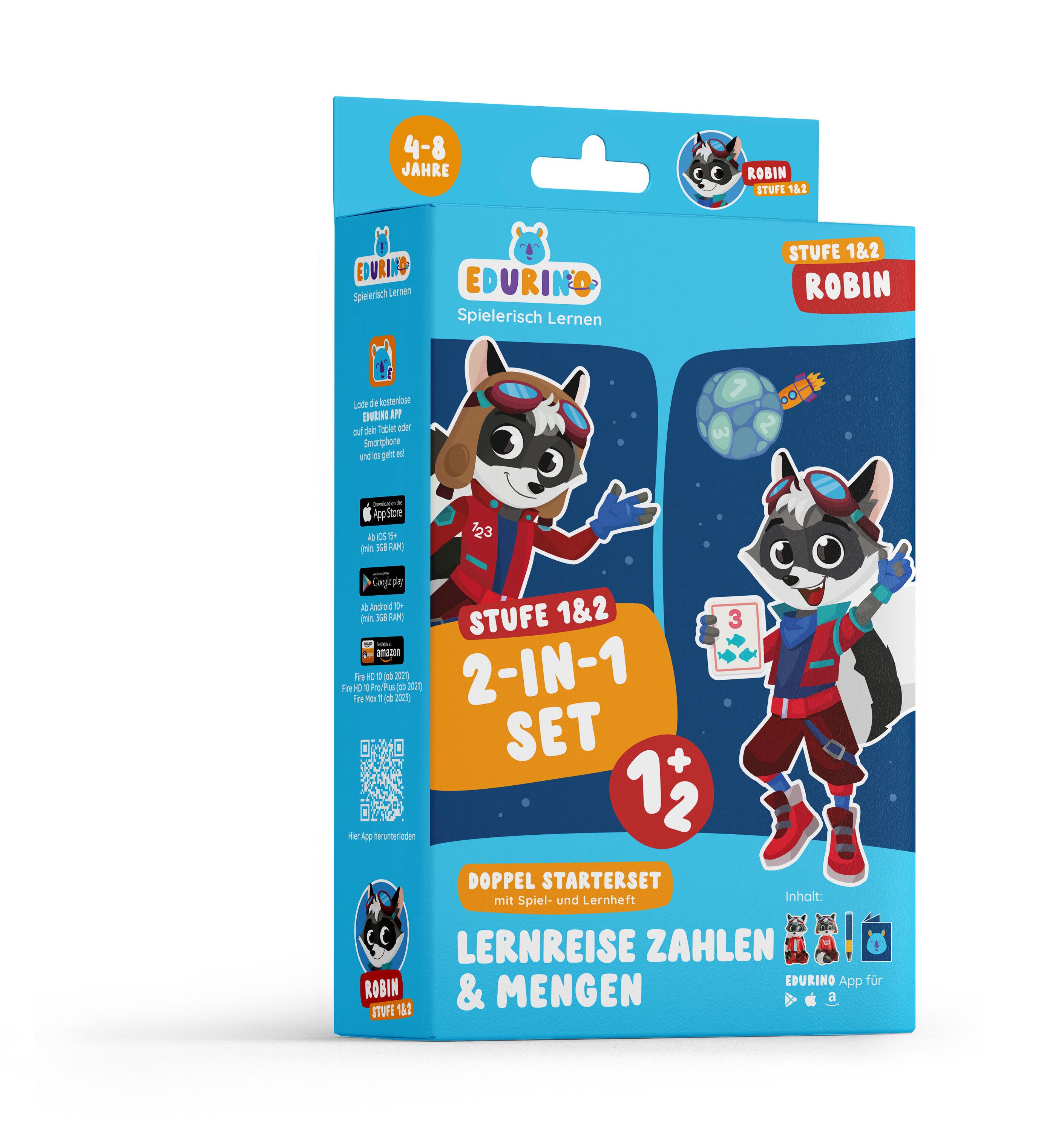 Edurino Lernspielzeug Bundle - Starterset Robin 1 & 2 Zahlen & Mengen, Erst günstig online kaufen
