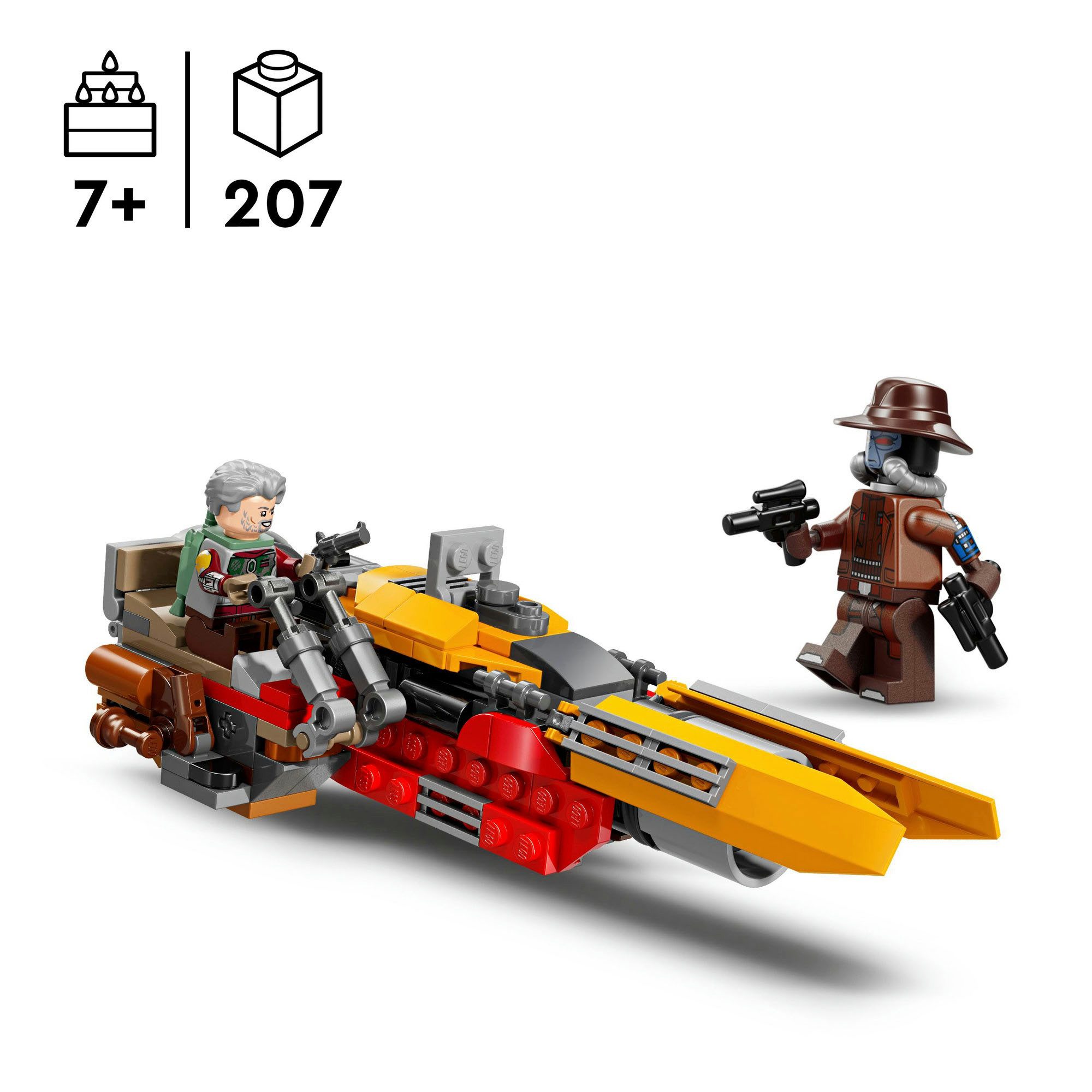 LEGO® Cobb Vanths Speeder (75437), LEGO Star Wars Konstruktionsspielsteine, (207 St), Made in Europe