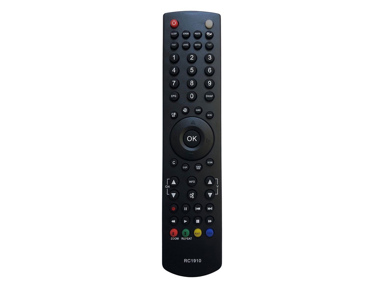 azurano Ersatz für TELEFUNKEN RC1910 20570344 SUB for Luxor for Sharp for Universal-Smart-TV-Fernbedienung