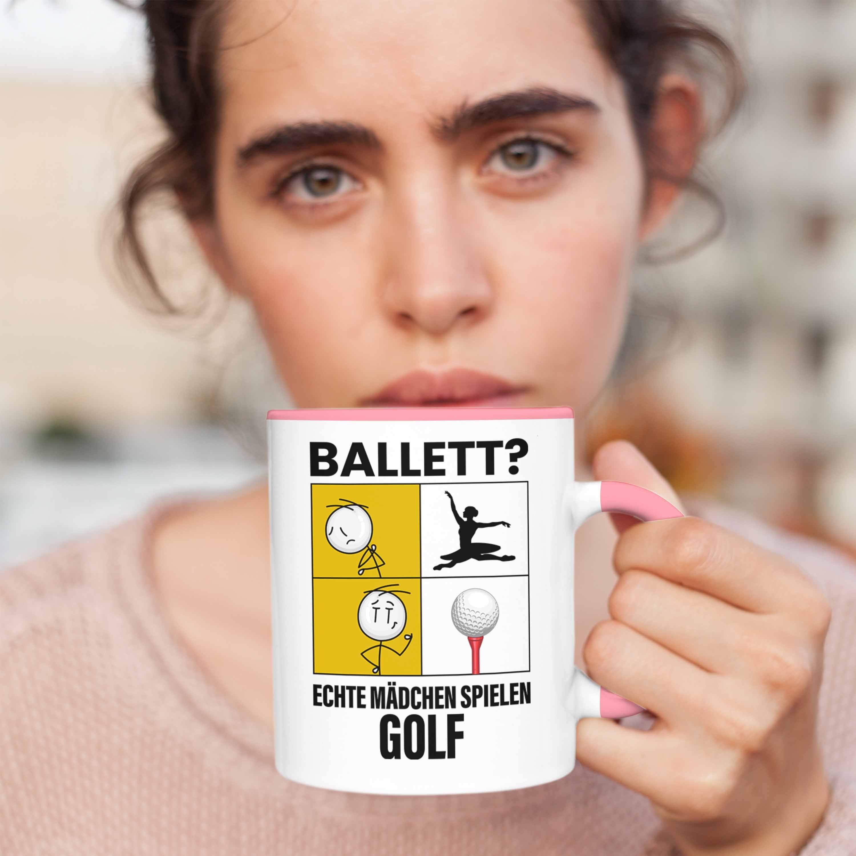 Golf-Sp Spielen Tasse Golf Rosa Frauen Tasse Sport Geschenk Mädchen Echte Trendation Mädchen