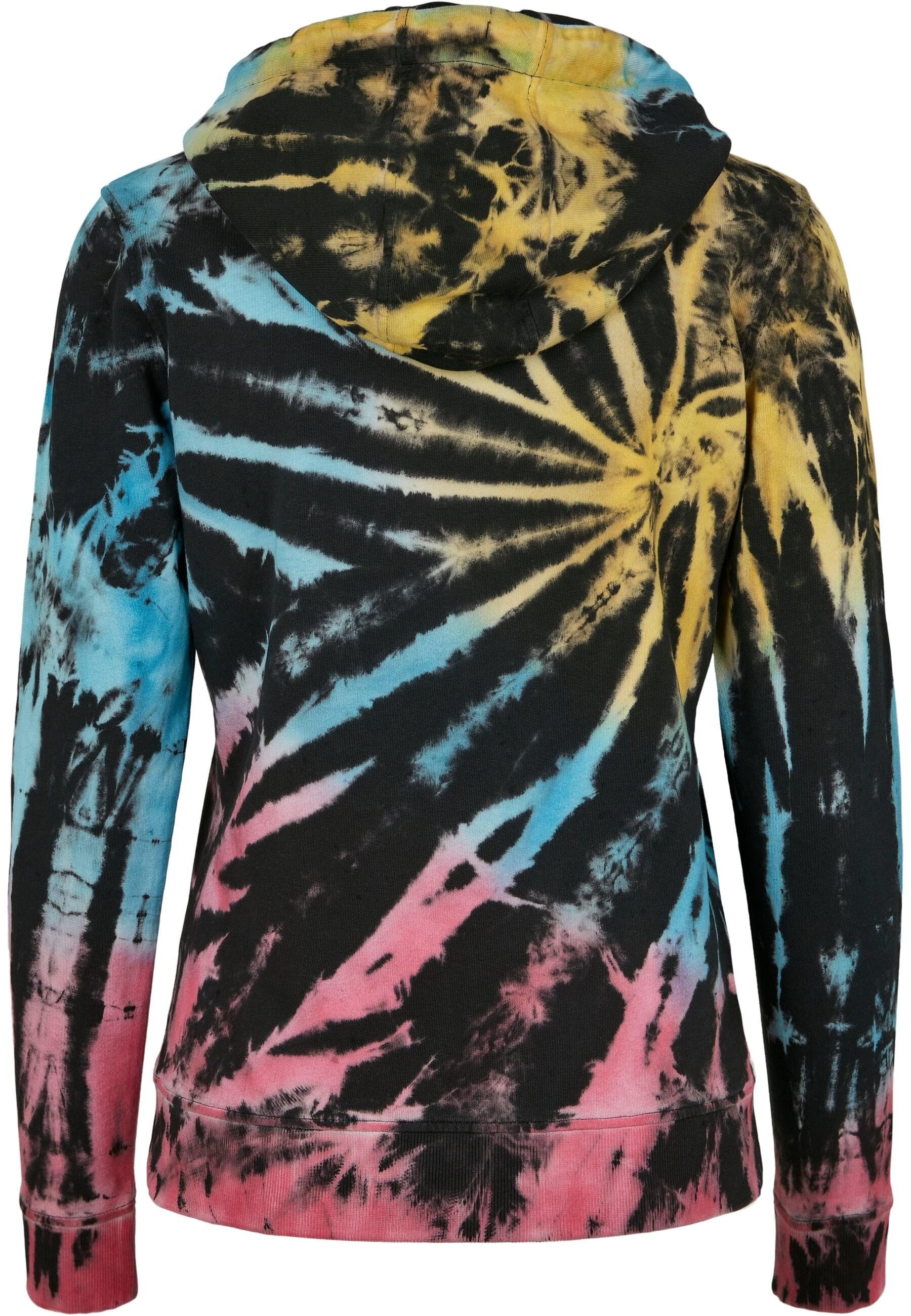URBAN CLASSICS Kapuzenpullover Urban Classics Damen Ladies Tie Dye Hoody (1 günstig online kaufen