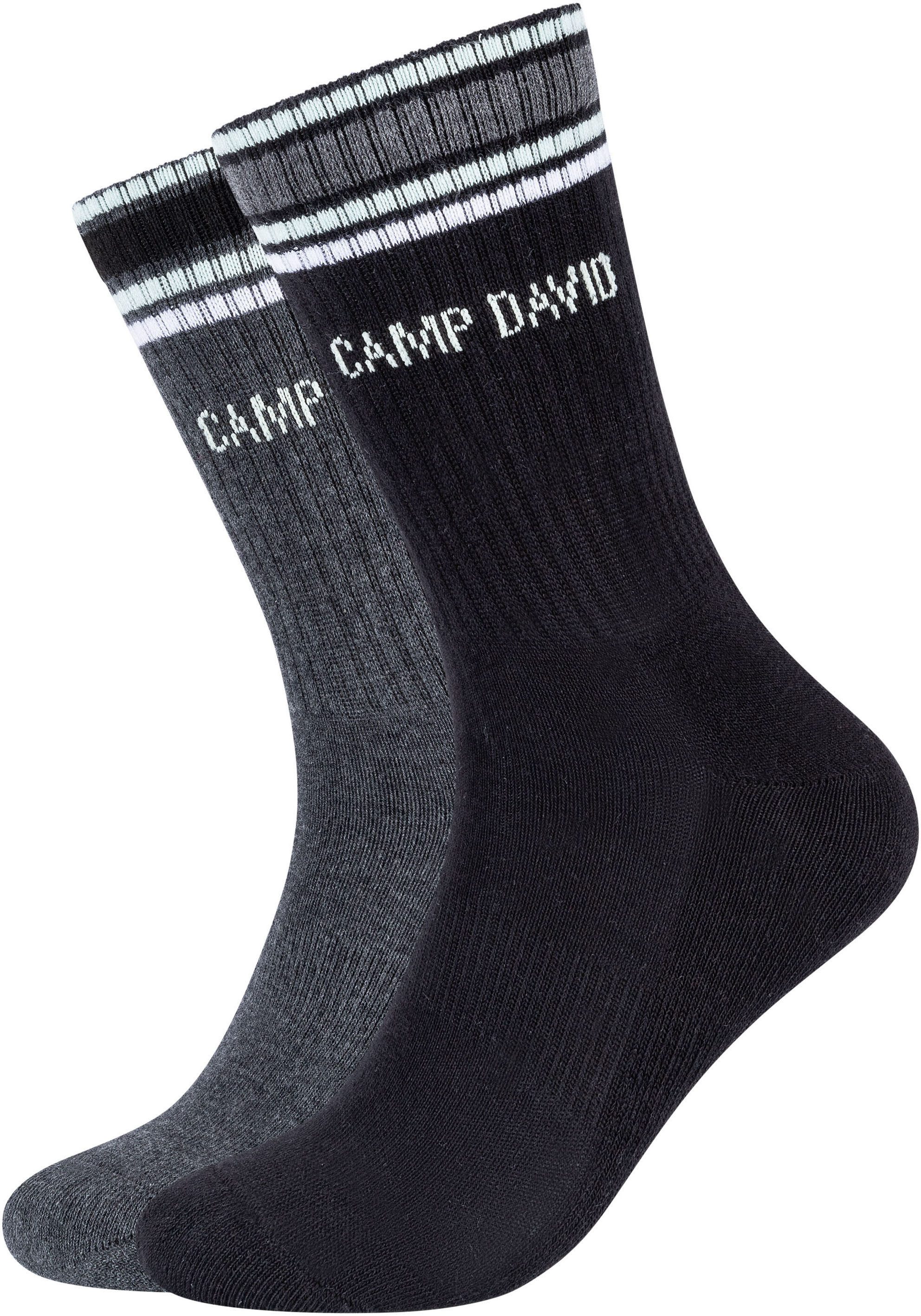 CAMP DAVID ABS-Socken cushioned (4-Paar) mit verstärktem Zehenbereich günstig online kaufen