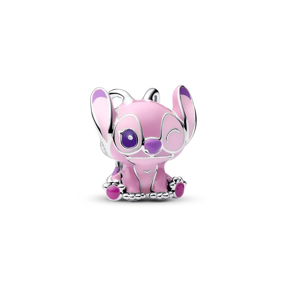 Pandora Charm-Einhänger PANDORA Disney Angel Slide-Charm aus 925er Silber, Emaille