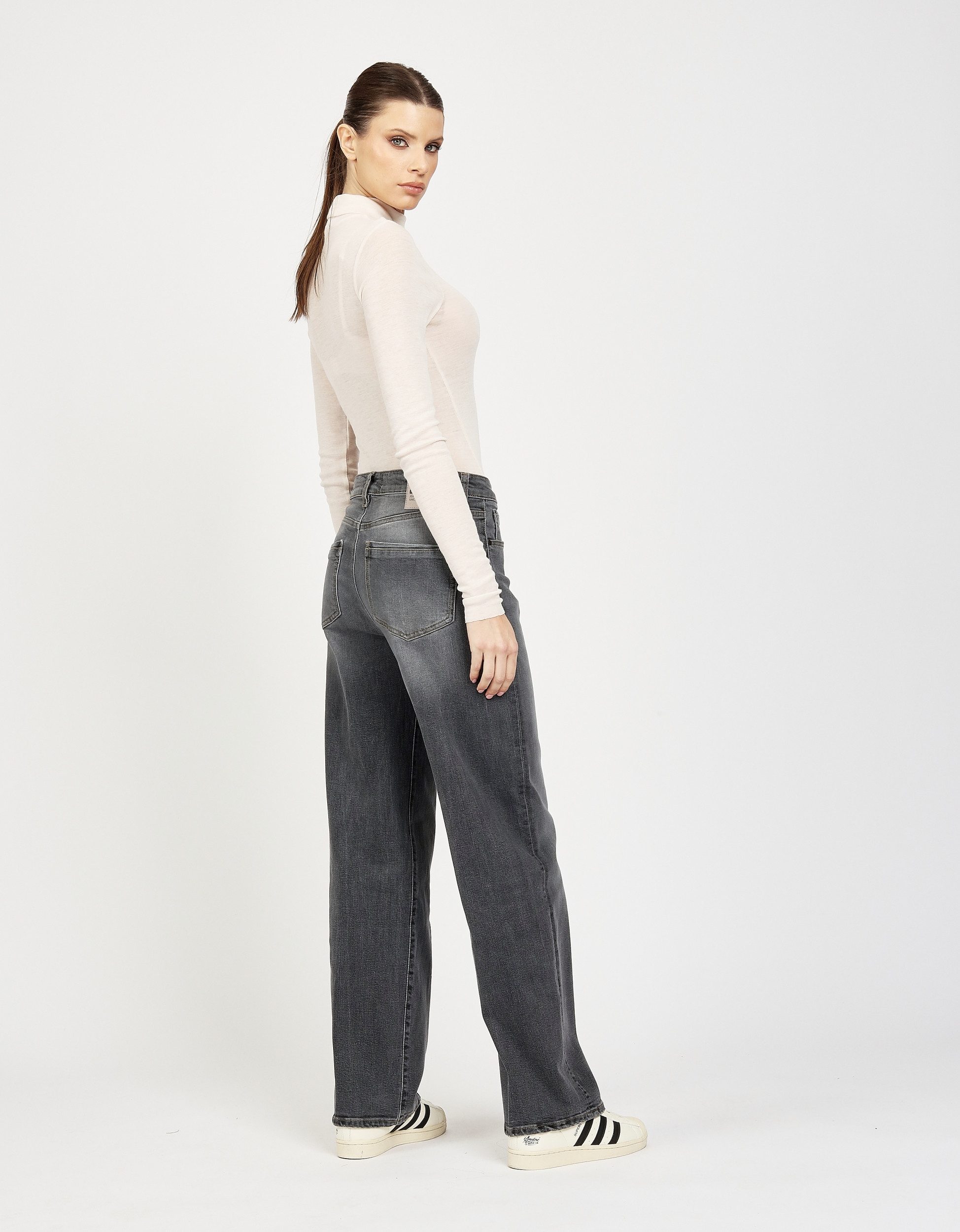 GANG Gerade Jeans - modische hochwertige graue Denim von GANG – Bild 5 von 5