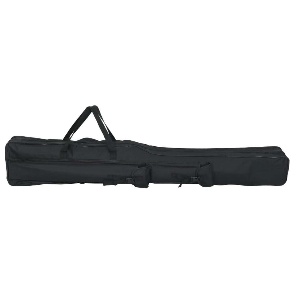 vidaXL Angelrutentasche Angelrutentasche Schwarz 150 cm Oxford-Gewebe