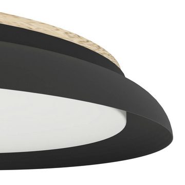 EGLO Deckenleuchte PENJAMO 1, LED fest integriert, Warmweiß, Deckenleuchte, Aufbauleuchte, Wohnzimmer, Flurlampe, Ø 46,5 cm
