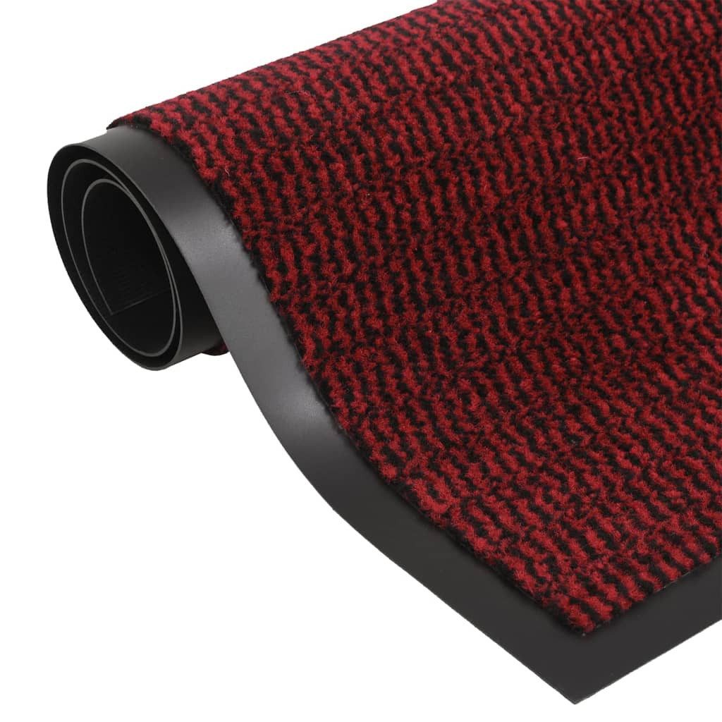 vidaXL Fußmatte Fußmatte getuftet 60x180 cm Rot, Rechteckig, Höhe: 0.55 mm
