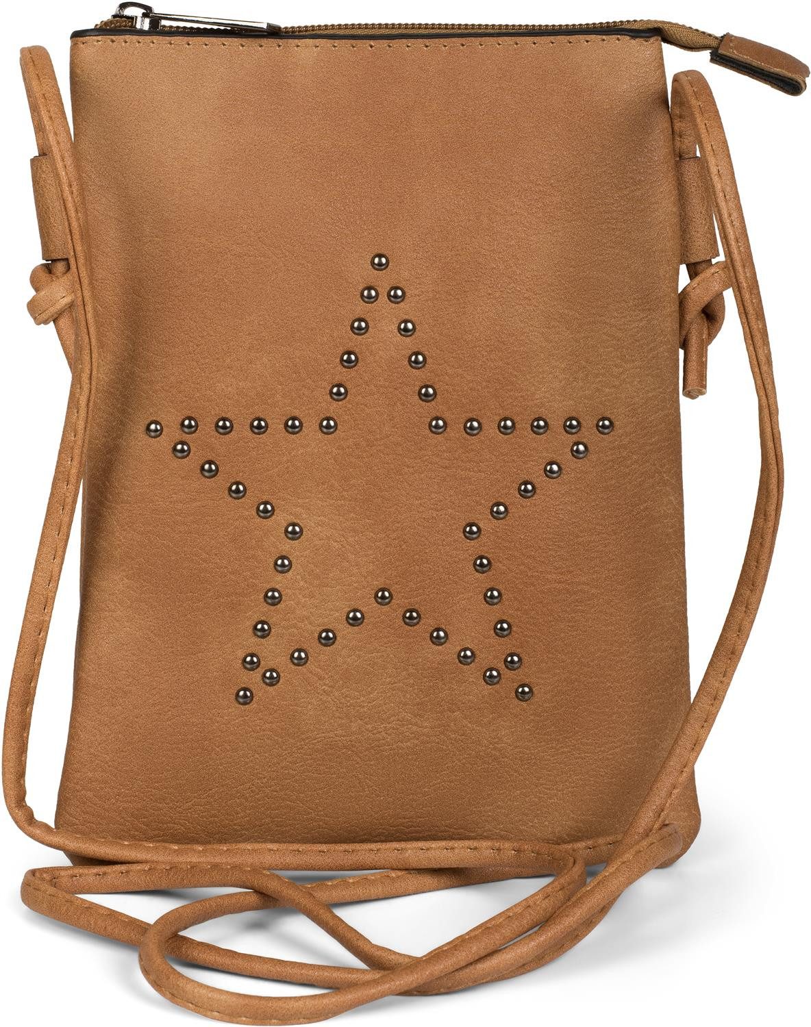 Mini Bag Mini Umhängetasche mit Nieten Stern