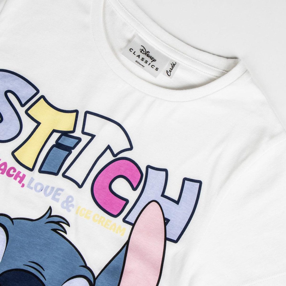 Lilo & Stitch T-Shirt - Kurzarmshirt Kinder Baumwollshirt Freizeit Sommer Kleidung (1-tlg)