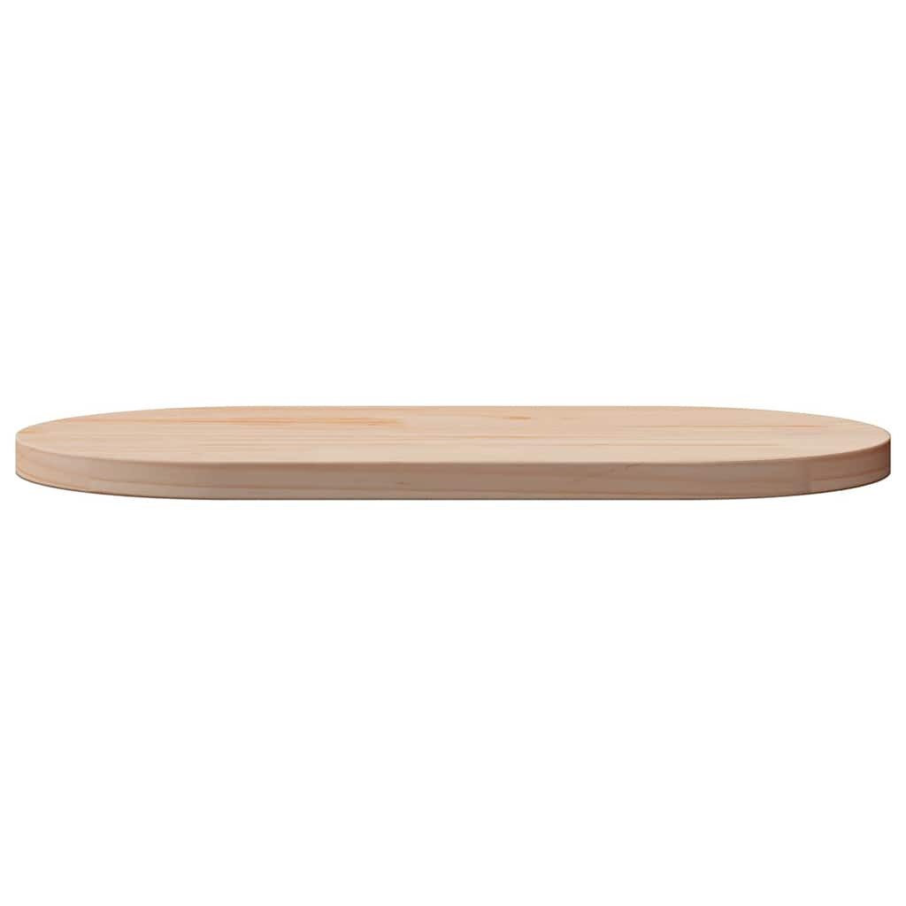 vidaXL Tischplatte Tischplatte 60x30x2,5 cm Massivholz Kiefer Oval (1 St)