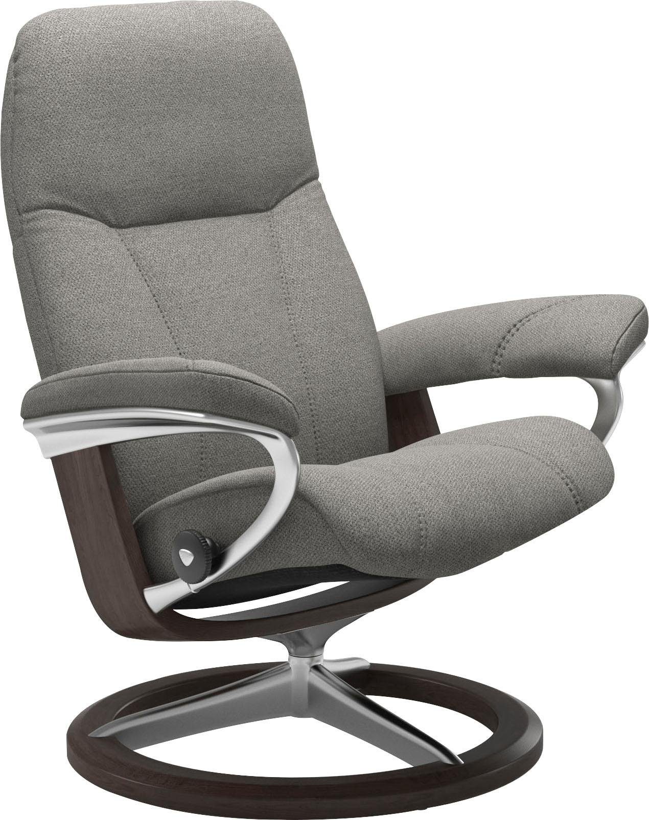 Größe Consul, Stressless® Wenge Relaxsessel Gestell S, Signature Base, mit