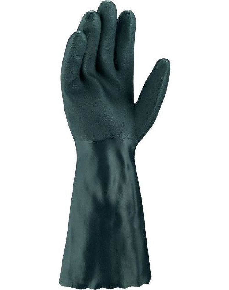 teXXor Arbeitshandschuh-Set Topline Chemikalienschutz-Handschuhe Pvc Grün