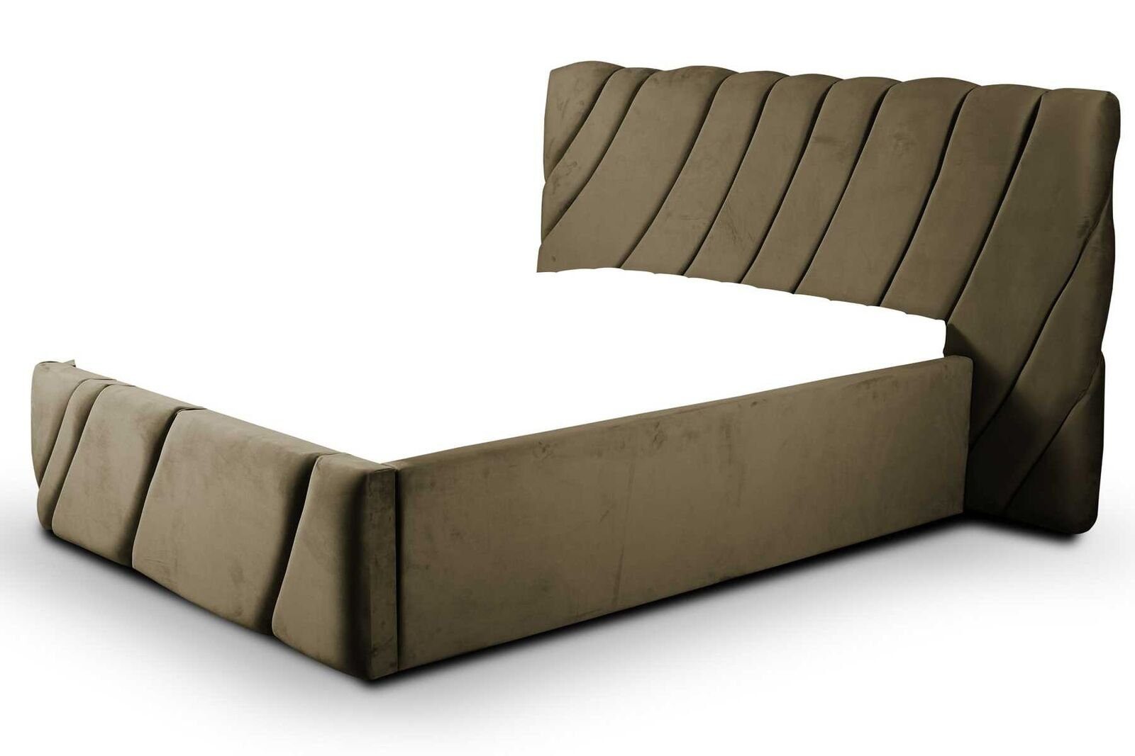 Europa Bett Luxus Polster Made Möbel in Bett (1-tlg., Schlafzimmer Hotel Doppel Bett), Betten Design JVmoebel 1x