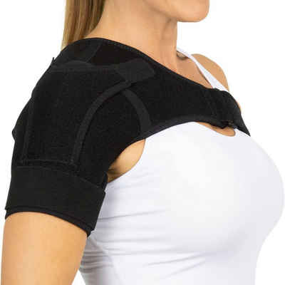 Fivejoy Schulterbandage Verstellbar Schulterriemen Schulter Unterstützung Bandage Unisex (1-tlg), Für Sportverletzungen, Gelenkschmerzen, Schulterluxation