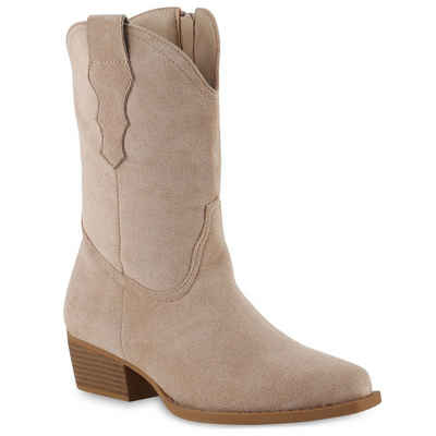VAN HILL 839521 Cowboy Boots Bequeme Schuhe