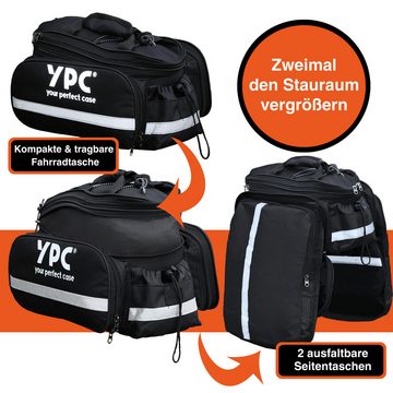 YPC Gepäckträgertasche "Converter" Fahrradtasche für Gepäckträger L, 18L, 34x26x18cm, modern, robust, stabil, wasserfest, praktisch