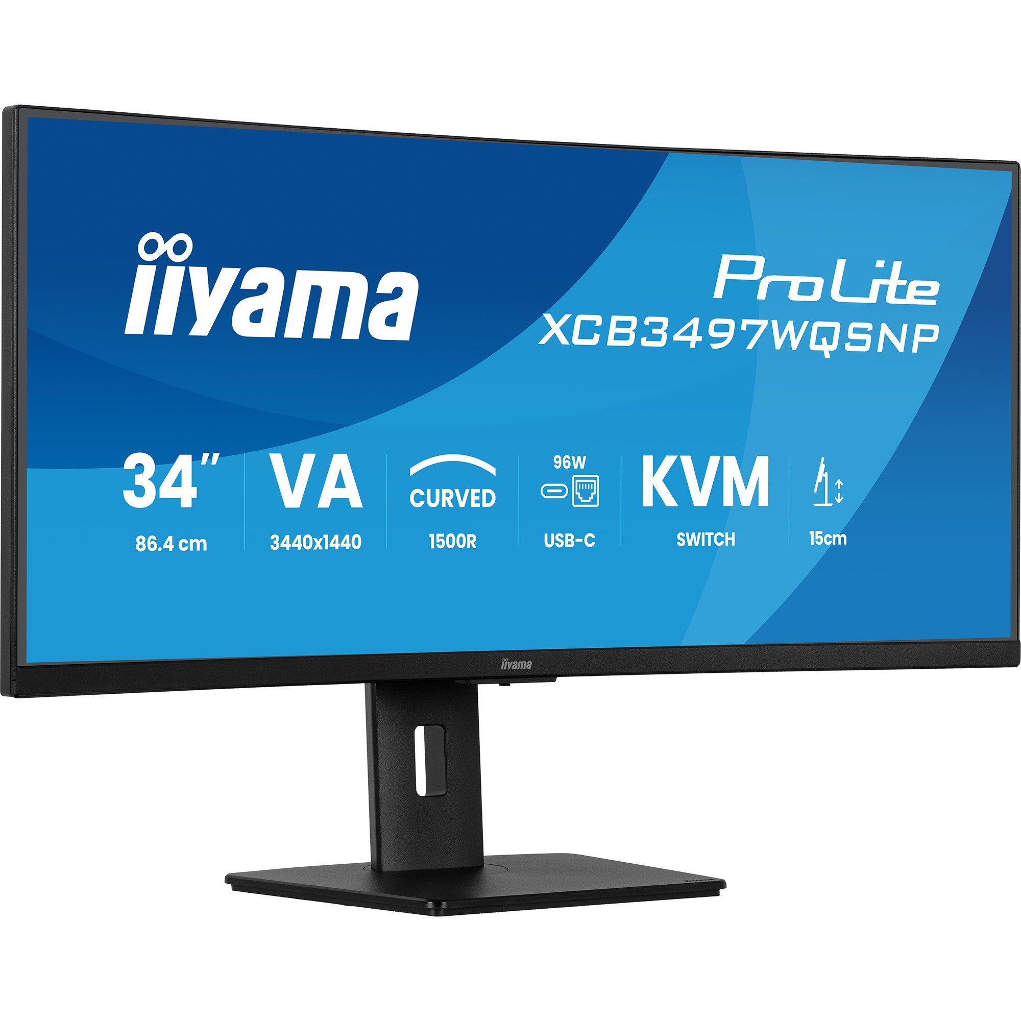 Iiyama iiyama ProLite XCB3497WQSNP-B1, LED-Monitor, TFT-Monitor (3440 x 1440 px)