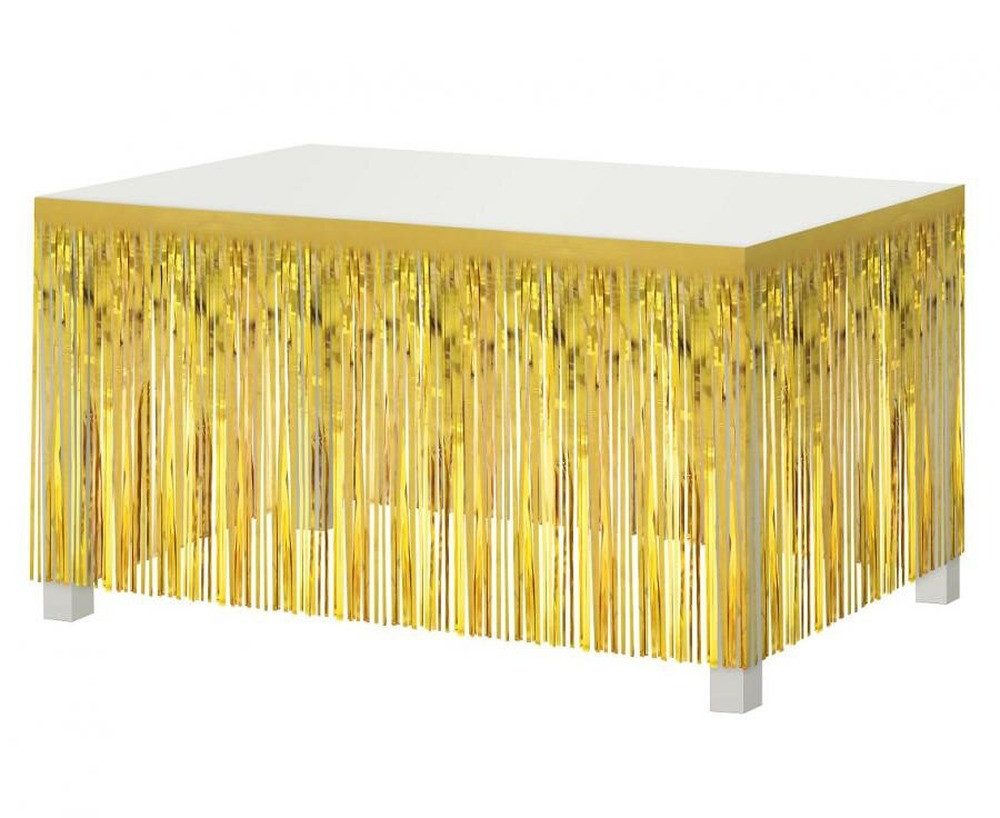 Godan Tischband GoDan Godan Tischverkleidung/Skirting Gold Fransen