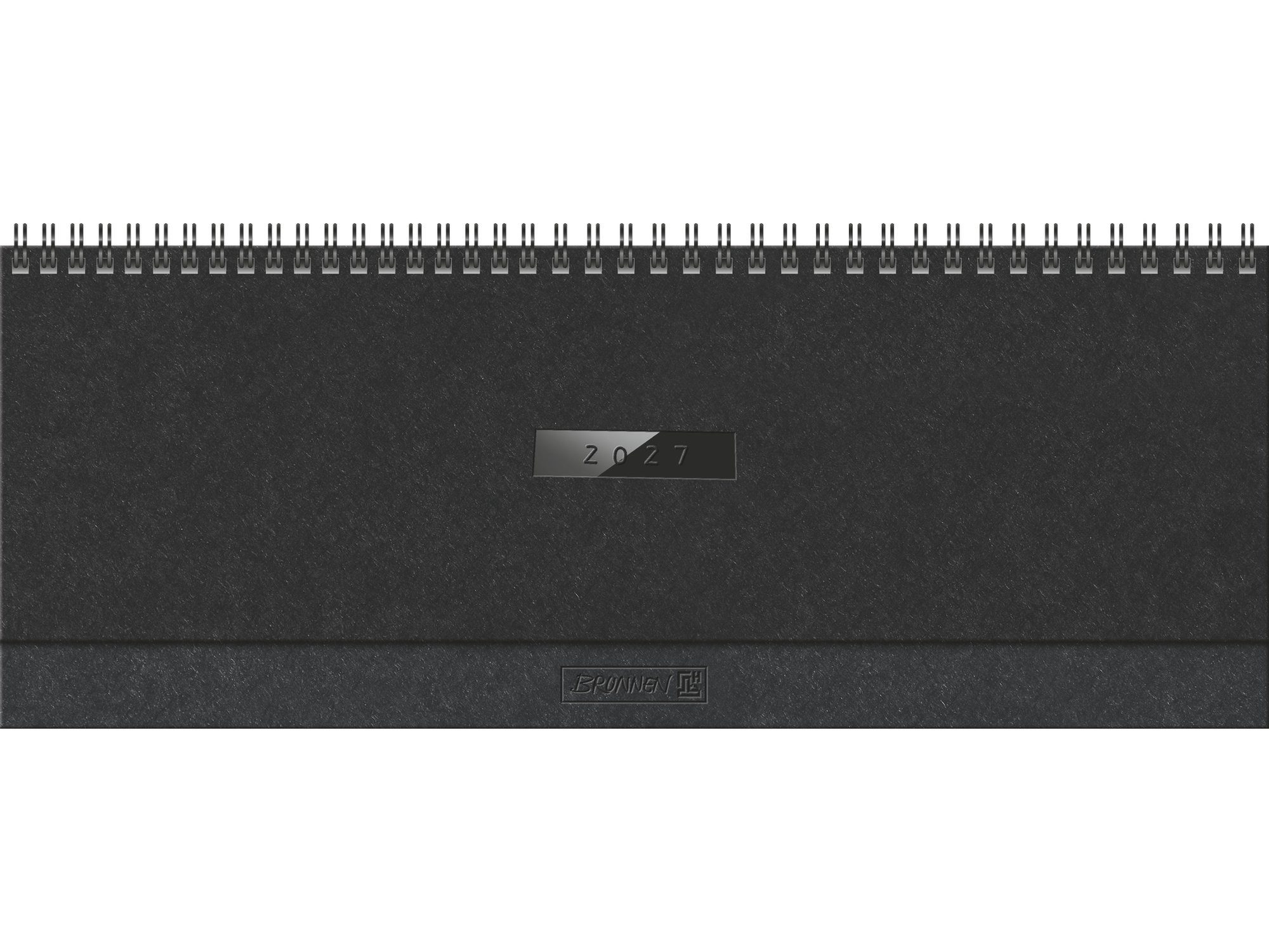 Baier & Schneider Querkalender Querterminbuch 2027 Suburb Streets 326x102 mm