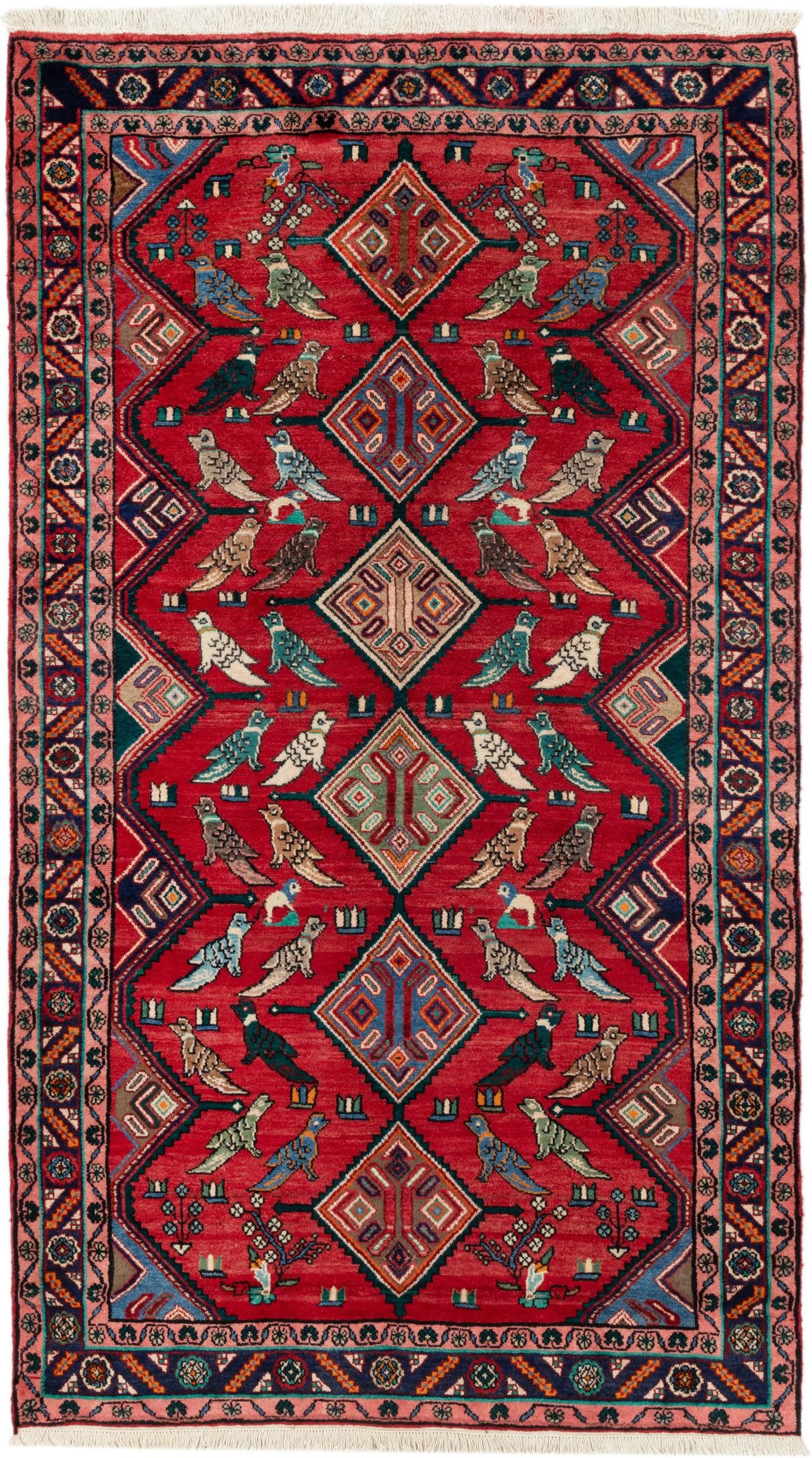 Nain Trading Orientteppich Koliai 158x283 Handgeknüpfter Orientteppich / Perserteppich, rechteckig, Höhe: 12 mm