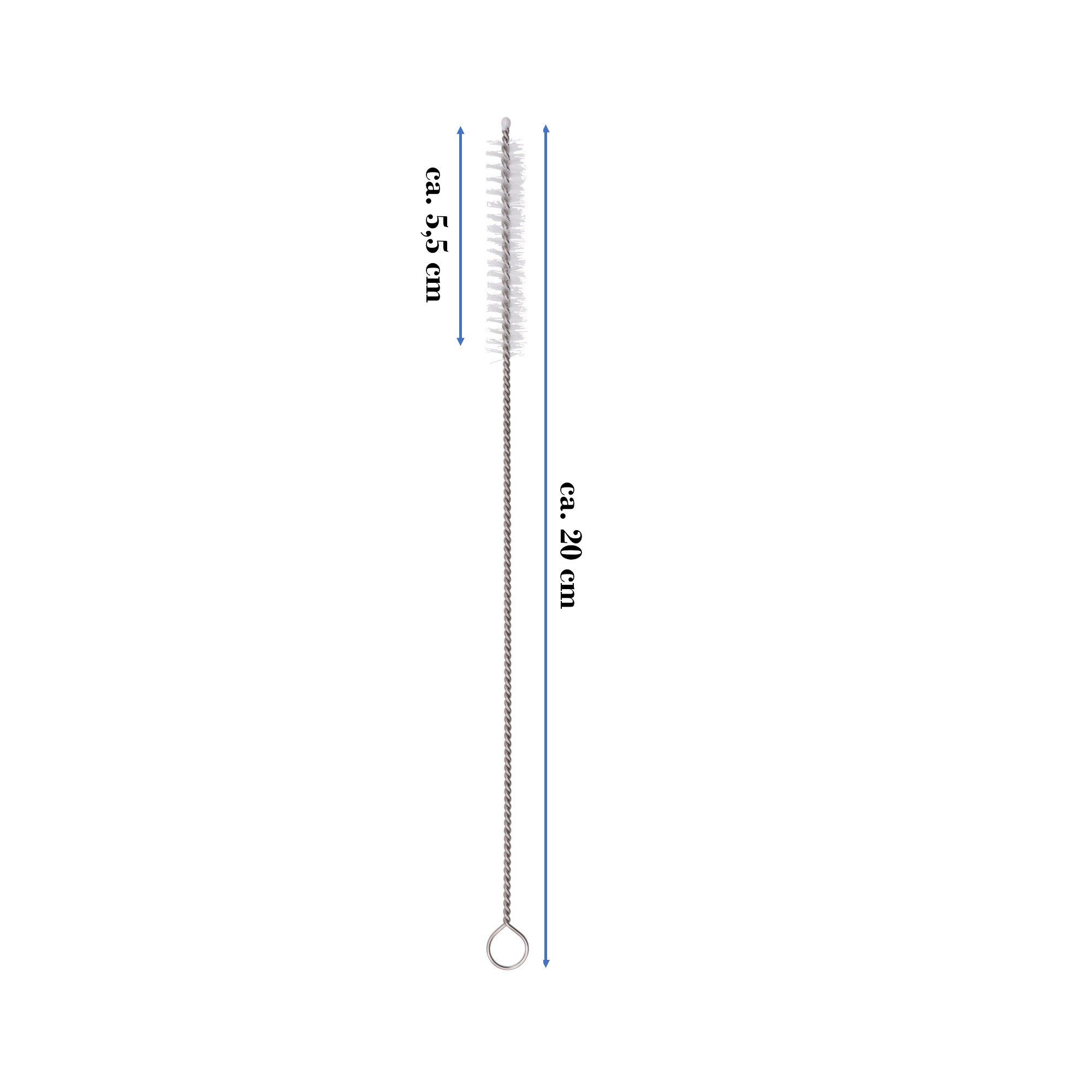 GRÄWE Reinigungsbürste GRÄWE Trinkhalm-Bürsten 4er Set, 20 cm lang – Bild 3 von 4
