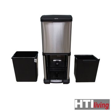 HTI-Living Mülleimer Mülleimer Vivo 18 l + 16 l, Müllbehälter Abfalleimer zwei herausnehmbar Einsätze