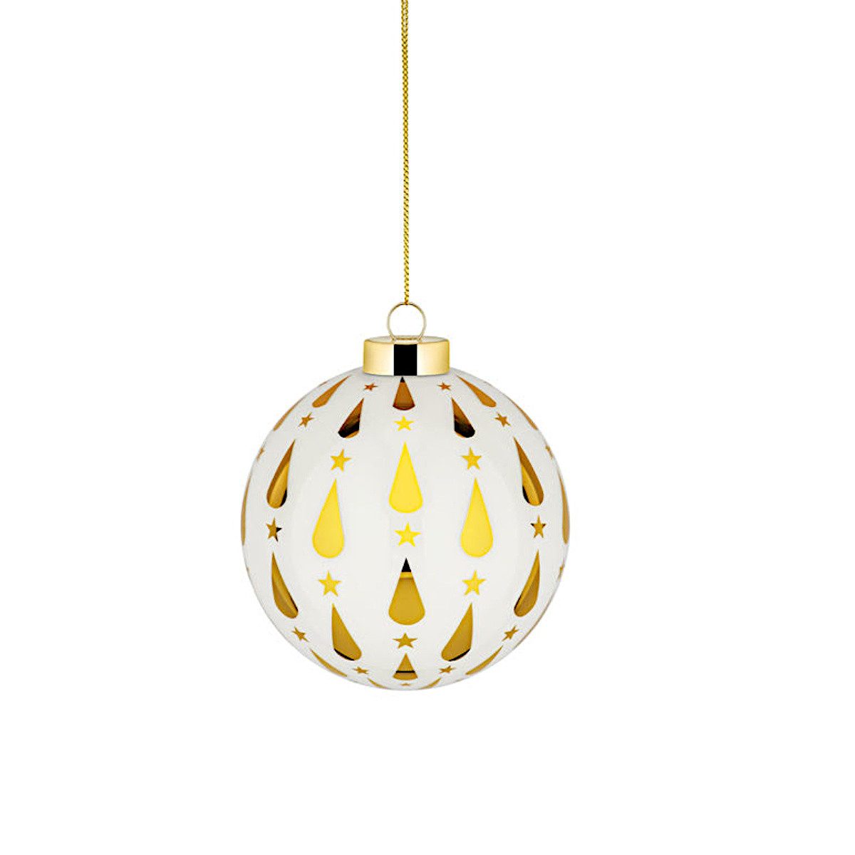 Alessi Christbaumschmuck Weihnachtsbaumkugel DELIGHT gold