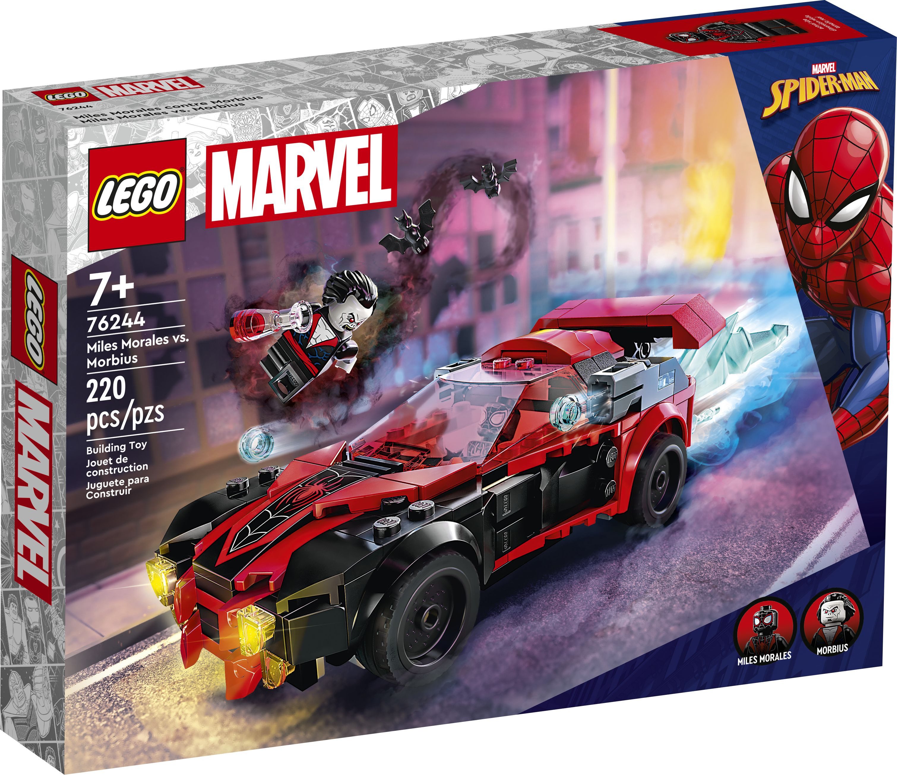 LEGO® LEGO® Super Heroes 76244 Miles Morales vs. Morbius Konstruktionsspiel günstig online kaufen