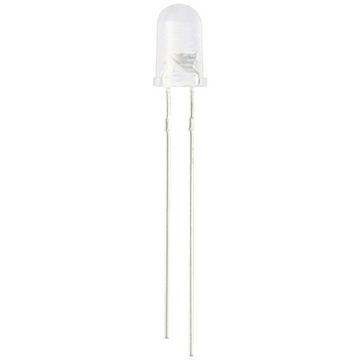 TRU COMPONENTS LED-Leuchtmittel TRU COMPONENTS LED bedrahtet 5 mm Hohe Lumen 15 ° 30 mA 1.8 V, 3.4 V